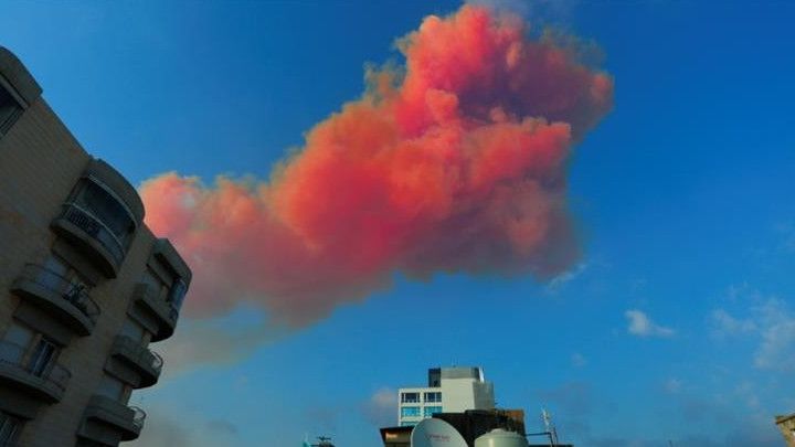 Ledakan di Beirut Lebanon Berasal dari Gudang Kimia