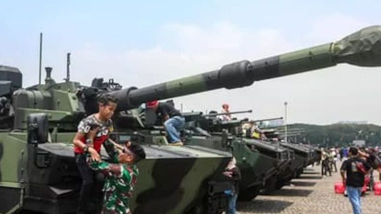HUT ke-80 TNI, Alutsista Tempur TNI AD Dipamerkan di Monas Hari Ini