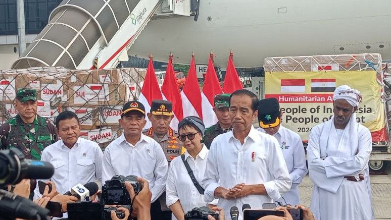 Presiden Jokowi Lepas Bantuan Kemanusiaan untuk Palestina dan Sudan Senilai Rp30 Miliar