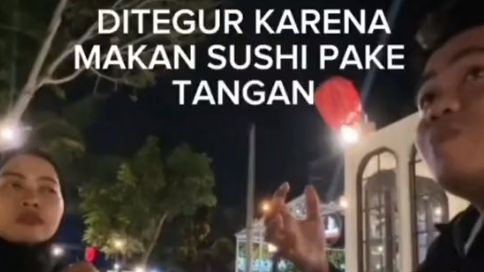 Viral Seorang Pelanggan Ditegur Karena Makan Sushi Pakai Tangan, Haruka JKT48: Paling Benar Pakai Tangan