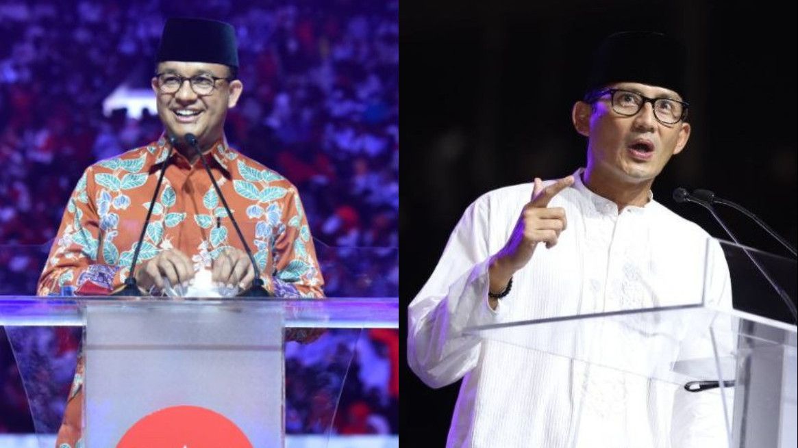 Hadiri Milad PKS, Anies Pakai Batik Oranye, Sandiaga Kenakan Kemeja Putih