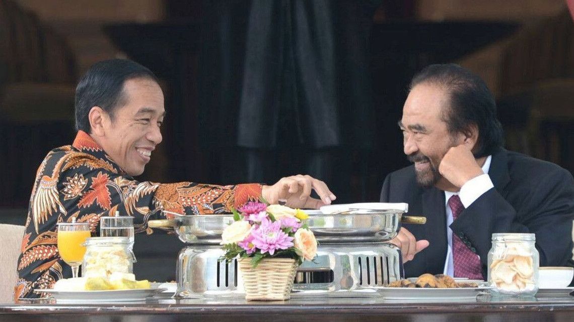 Buka-bukaan Soal Pertemuan dengan Surya Paloh, Jokowi: Bahas Politik 2024