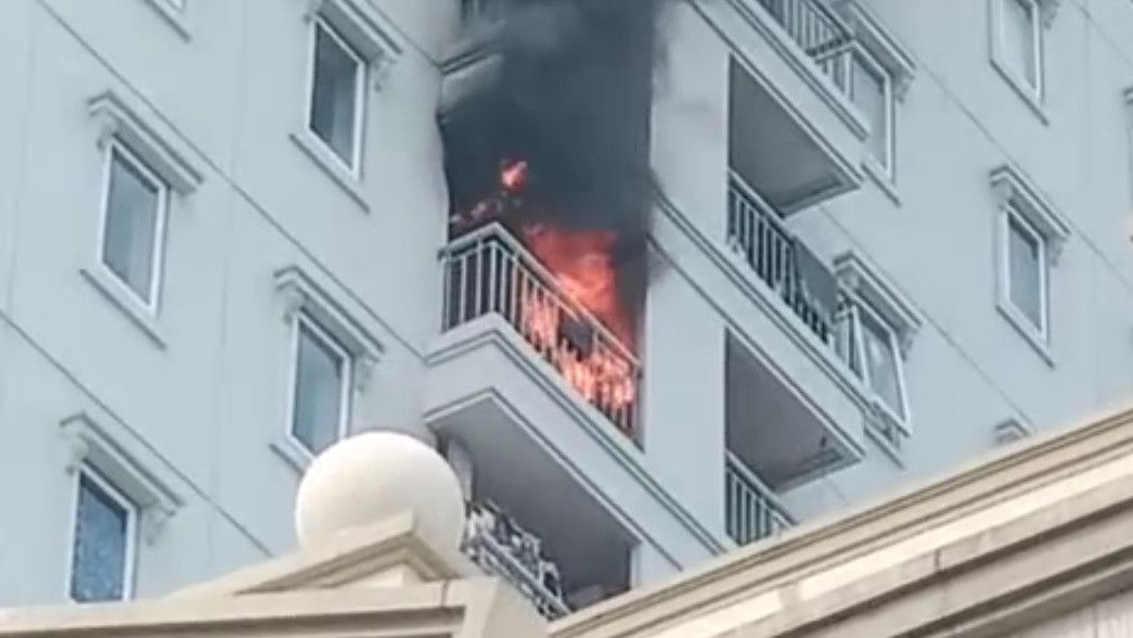 Apartemen di Kemayoran Jakpus Kebakaran, Diduga Akibat Korsleting Listrik