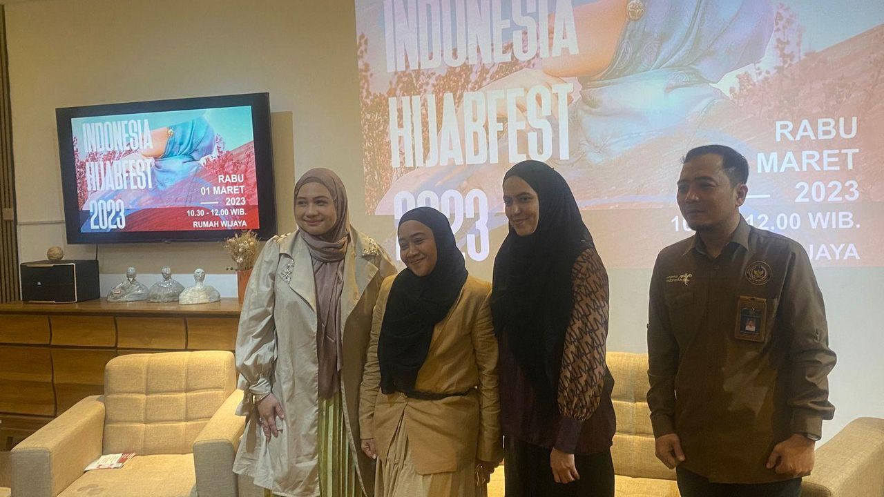Konferensi pers Indonesia Hijabfest (Foto: Era.id/Adelia Hutasoit)