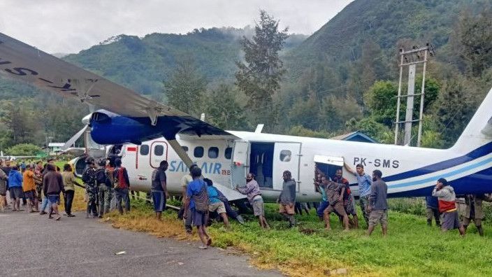Polisi Sebut Pesawat SAM Air Tak Jatuh karena Diserang KKB Papua: Sementara Diduga Murni Kecelakaan