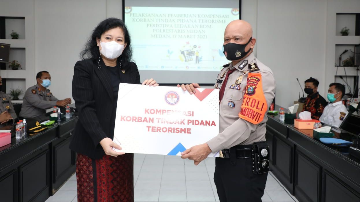 Korban Bom Bunuh Diri Mapolrestabes Medan dapat Santunan dari Pemerintah