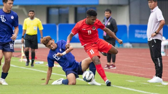 Taiwan Kalahkan Indonesia 1-0 di Sepak Bola Asian Games