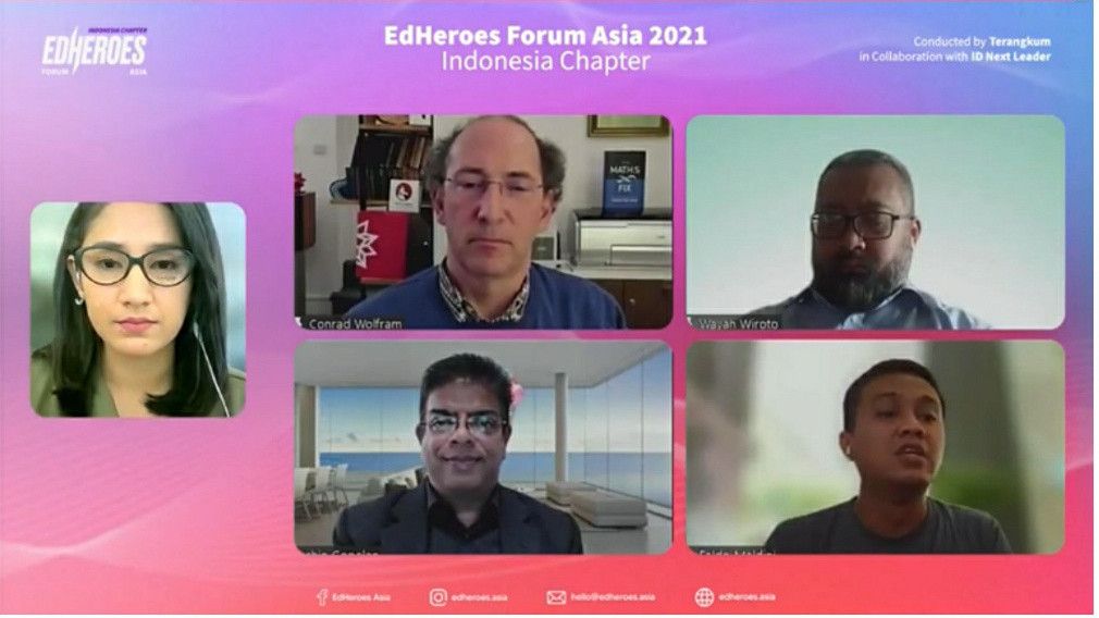 Transformasi Keilmuan Diambil Alih Teknologi, EdHeroes Forum Asia 2021: Guru Harus Fokus Bangkitkan Motivasi dan Bangun Karakter Siswa