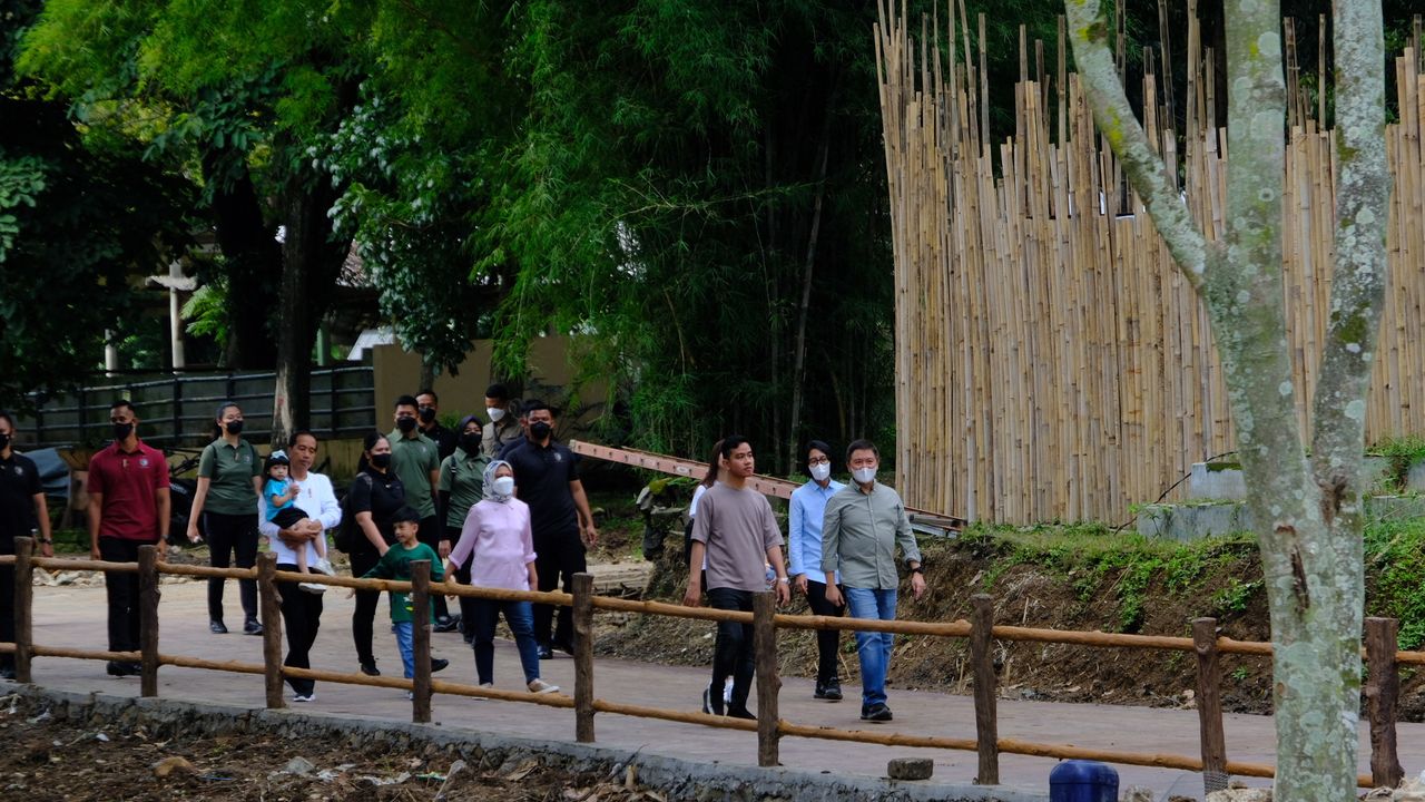 Jokowi Ajak Jan Ethes dan La Lembah Jalan-jalan di Solo Safari