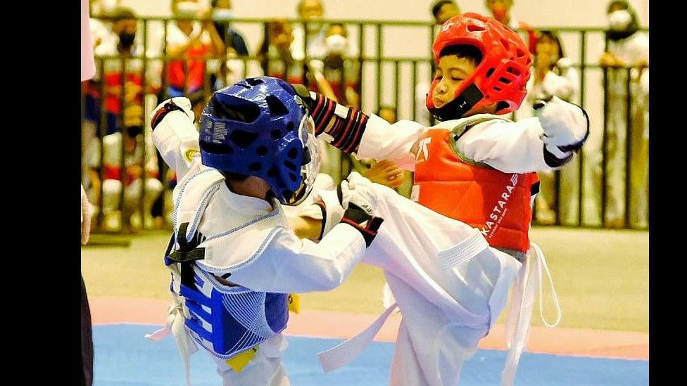 Aksi Jan Ethes Cucu Jokowi Bertanding Taekwondo, Baru Belajar Sudah Jadi Juara Mengalahkan Pemegang Sabuk Kuning