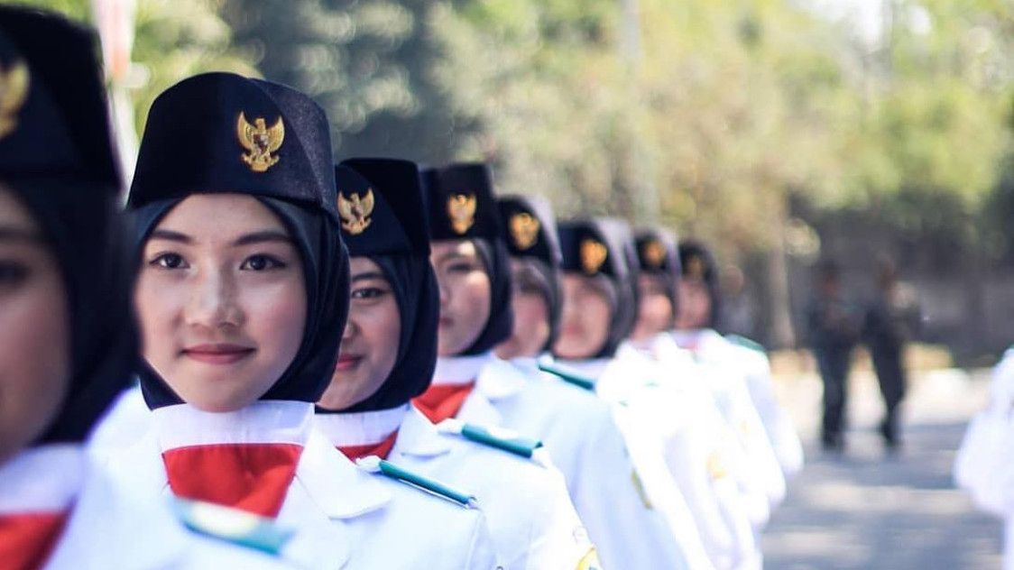 Polemik Larangan Jilbab, Anggota Paskibraka Putri Tetap Mengenakan Hijab saat Upacara di IKN