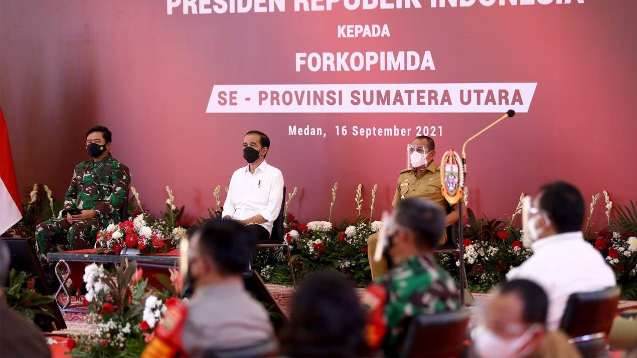 Di Depan Jokowi-Bobby Nasution, Gubsu Edy Pamer Data COVID-19: BOR Melandai, Tingkat Kesembuhan Meningkat