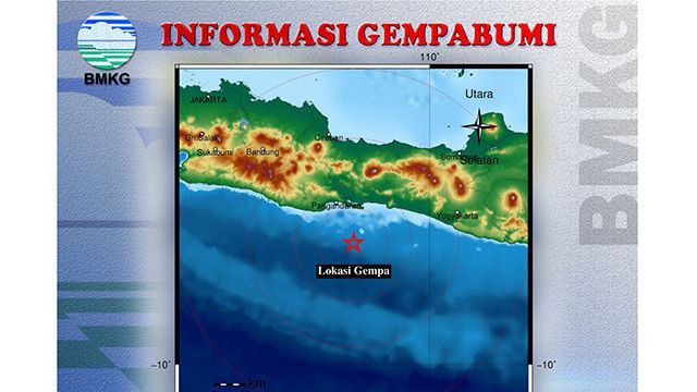 Cilacap Diguncang 2 Kali Gempa Pagi Ini