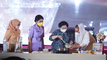 Jago Masak, Megawati Beraksi Bagikan Resep Masakan Ampuh untuk Cegah Stunting