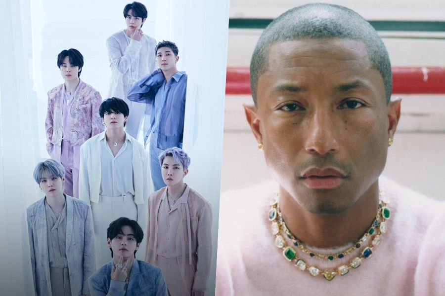 Pharrell Williams dan BTS Bakal Kolaborasi di Album Terbaru