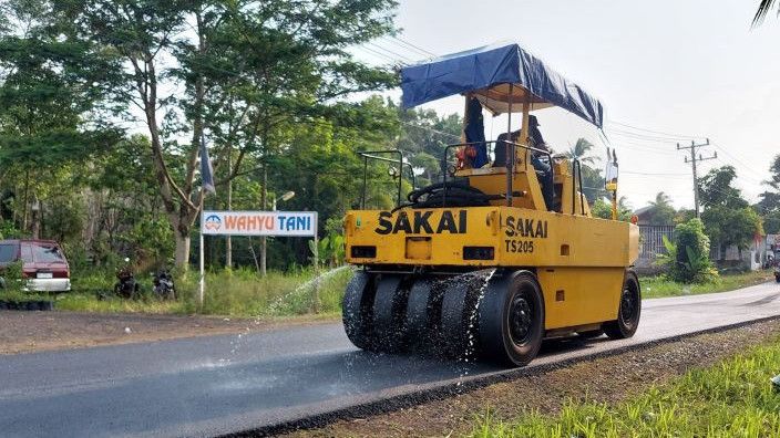 Jalan di Bengkulu Tiba-Tiba Diperbaiki Usai Kunjungan Presiden Jokowi