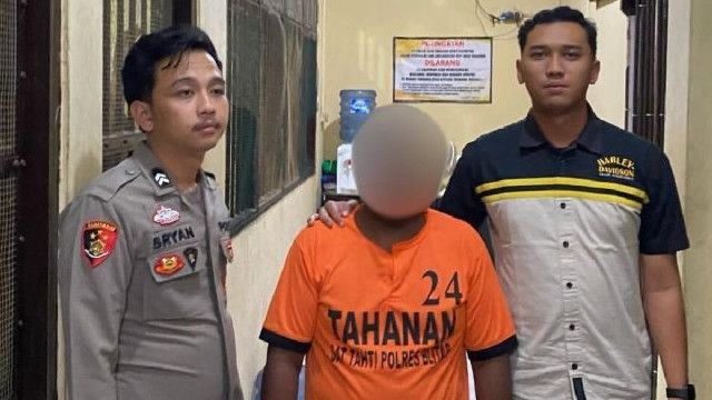 Pria yang Rebutan Motor Beat hingga Bacok Mantan Istrinya di Blitar Ditangkap