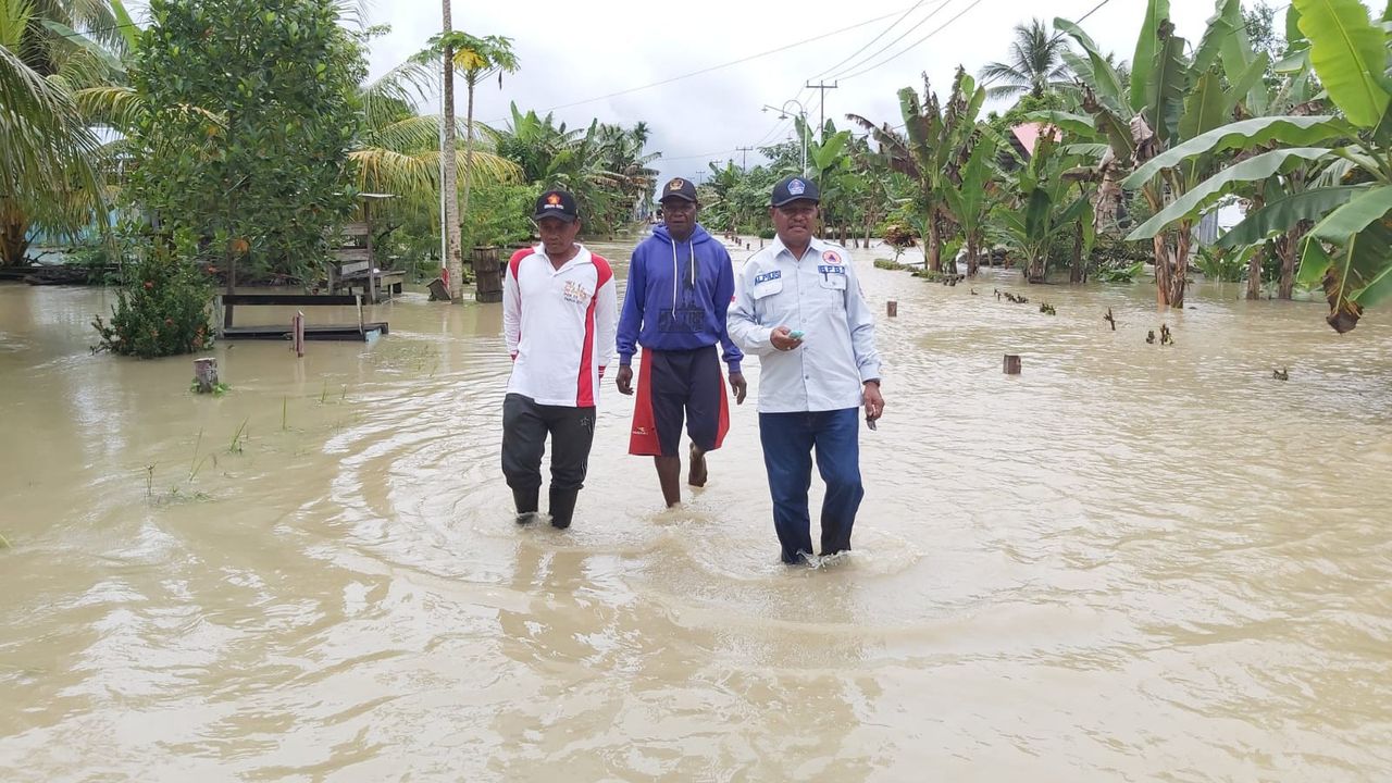 Kemarin Dilanda Banjir Besar, Sejumlah Titik di Kota Jayapura Kini Berangsur Surut