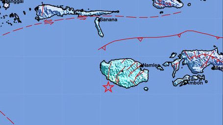 Tak Berpotensi Tsunami, Warga Pulau Buru Rasakan Gempa M5,5