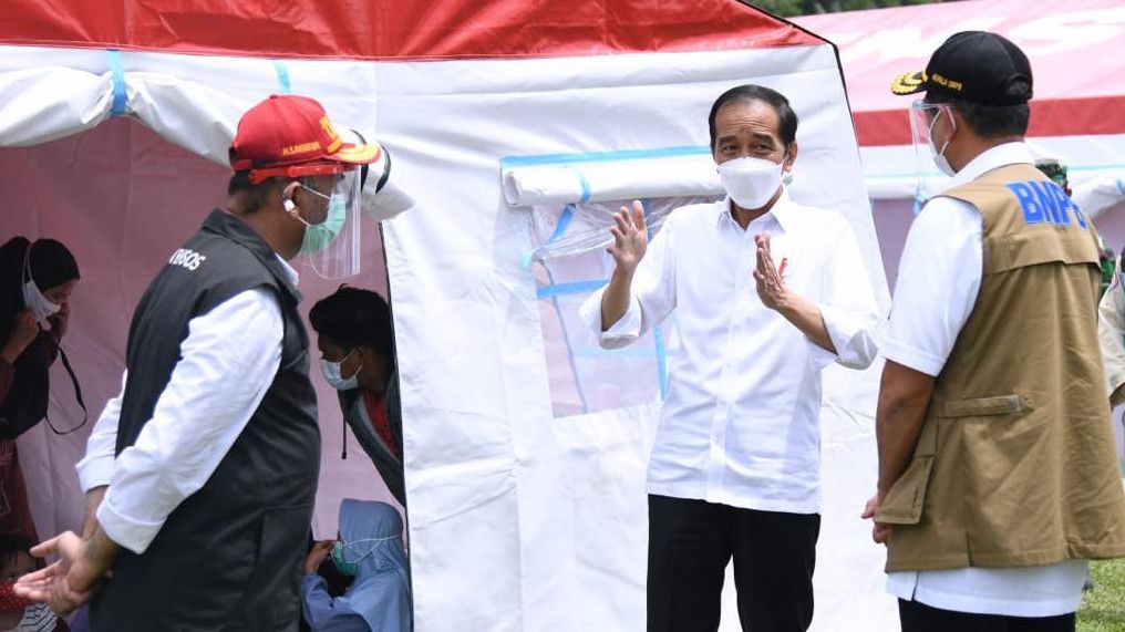 Safari Presiden Jokowi ke Lokasi Bencana