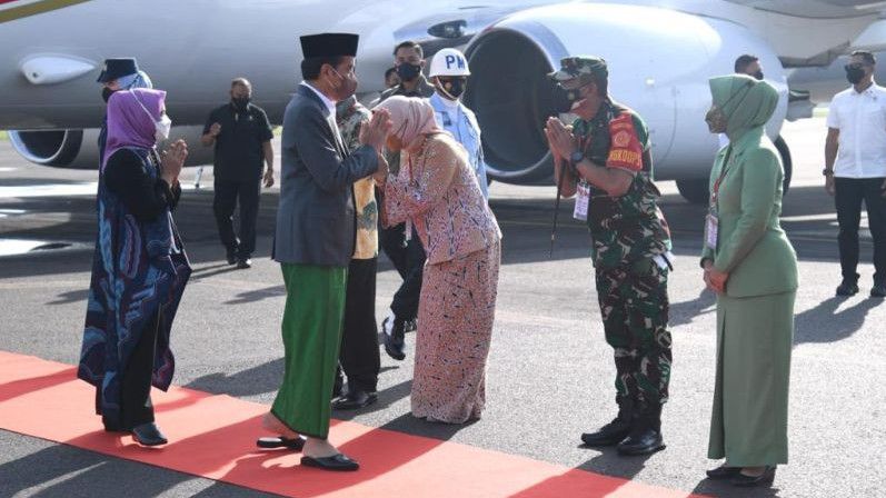 'Dengan Mengucap Bismillahirohmanirohim', Jokowi Resmi Buka Muktamar ke-34 NU di Lampung Tengah