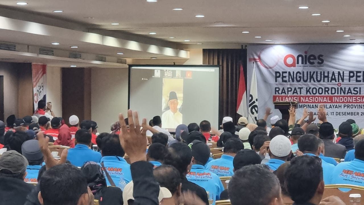 Beri Sambutan Jarak Jauh, Anies Minta Relawan Gaungkan Narasi Persatuan Lebih Kuat di 'Kandang Banteng'