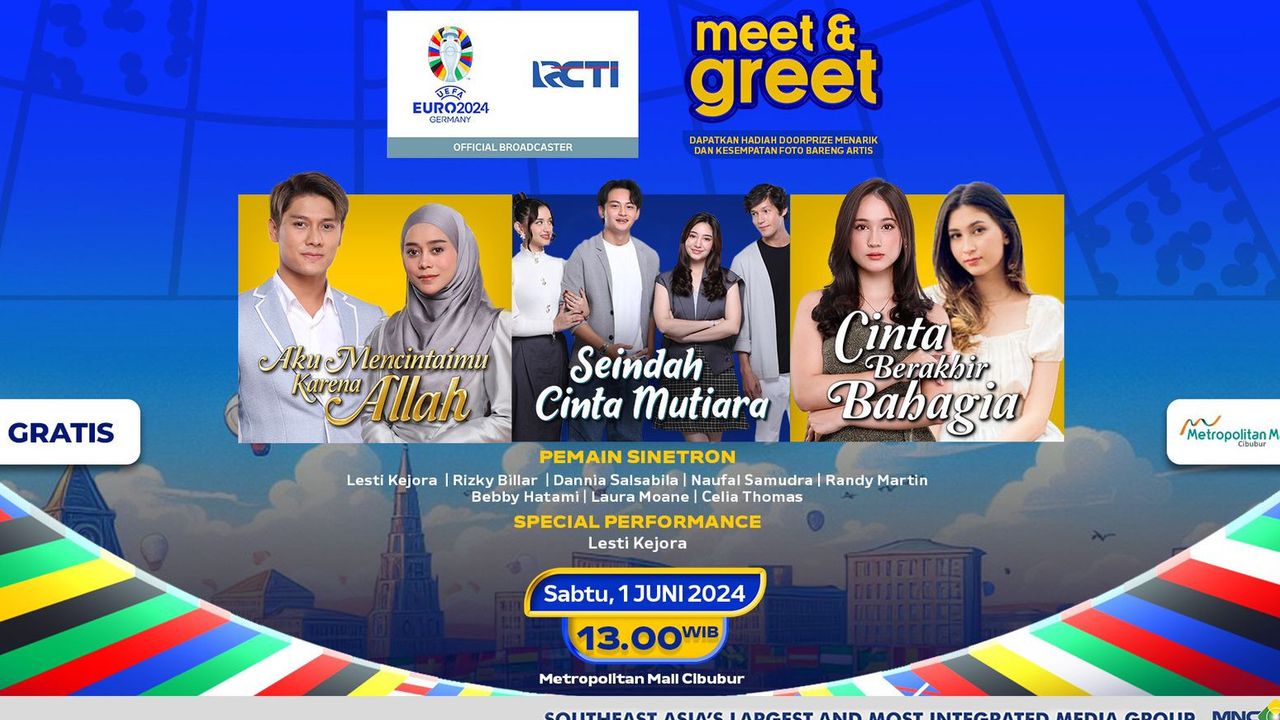 Lesti Kejora dan Pemain Sinetron 'Seindah Cinta Mutiara' Akan Sapa Warga Cibubur di Meet and Greet Sinetron RCTI