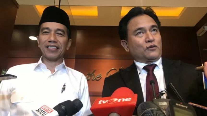 Jokowi Nyatakan Bakal Dukung Yusril Ihza Mahendra Jika Maju Jadi Capres-Cawapres di 2024