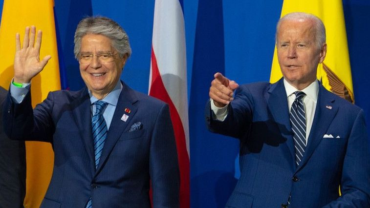 Perangi Kartel Narkoba, Presiden Ekuador Minta Bantuan Presiden AS Joe Biden