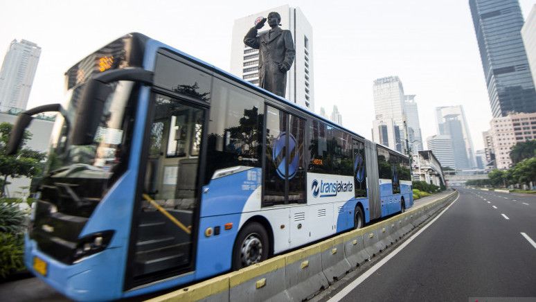 Bus Transjakrta Tabrak Lansia hingga Meningggal di Jalan MH Thamrin  Jakpus