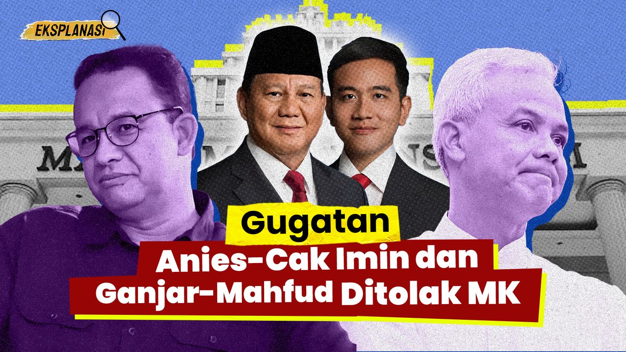 MK Tolak Gugatan Anies dan Ganjar, Prabowo-Gibran Tetap Pemenang Pilpres 2024