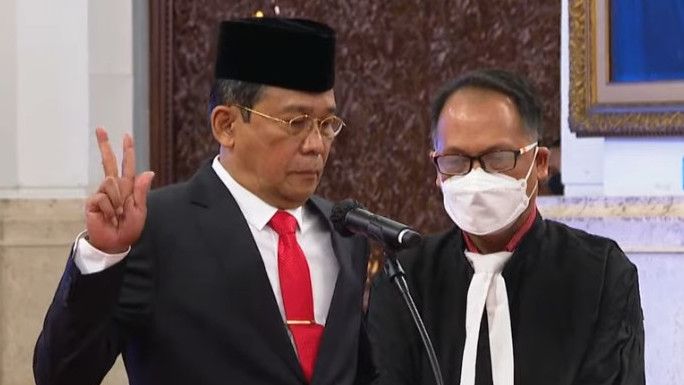 Presiden Jokowi Resmi Lantik Johanis Tanak Jadi Wakil Ketua KPK Gantikan Lili Pintauli Siregar