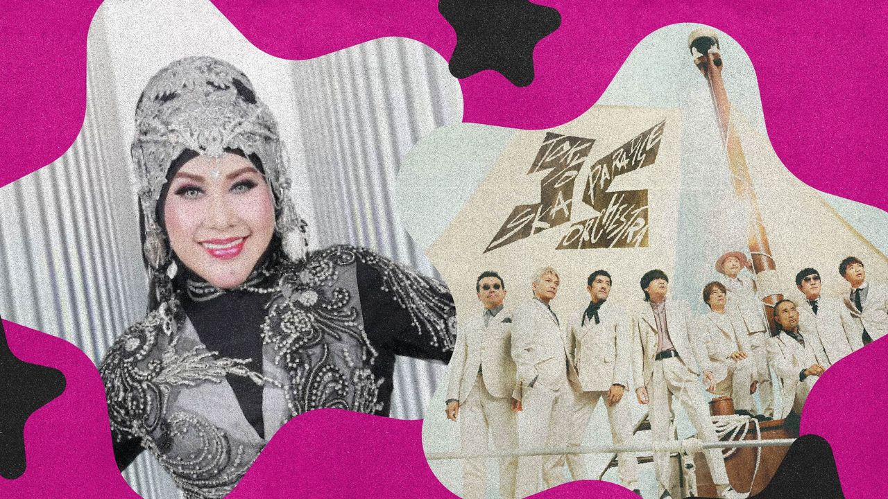 Elvy Sukaeshi Reuni Bareng Tokyo Ska Paradise Orchestra di Panggung Synchronize Fest 2025