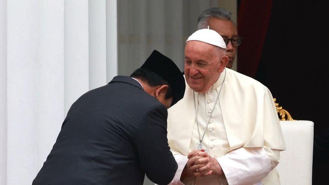 Berduka Kehilangan Paus Fransiskus, Prabowo Janji Jaga Bhinneka Tunggal Ika: Teladan Bagi Kami