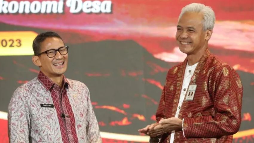 Ganjar-Sandiaga Mesra, Ini Kekuatan Jika Keduanya Berduet di Pilpres 2024 Menurut Survei