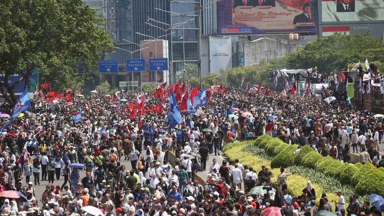 5 Kasus Pencurian Ponsel Saat Pesta Rakyat Pelantikan Prabowo-Gibran di Kawasan Bundaran HI Jakarta