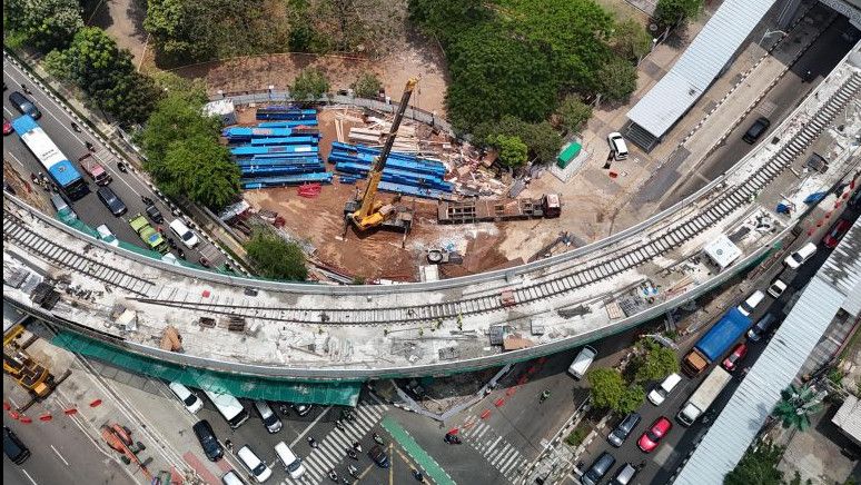 LRT Fase 1B Veledrom-Manggarai Bakal Uji Coba Pada 30 September, Pembangunan Konstruksi Capai 29,17 Persen