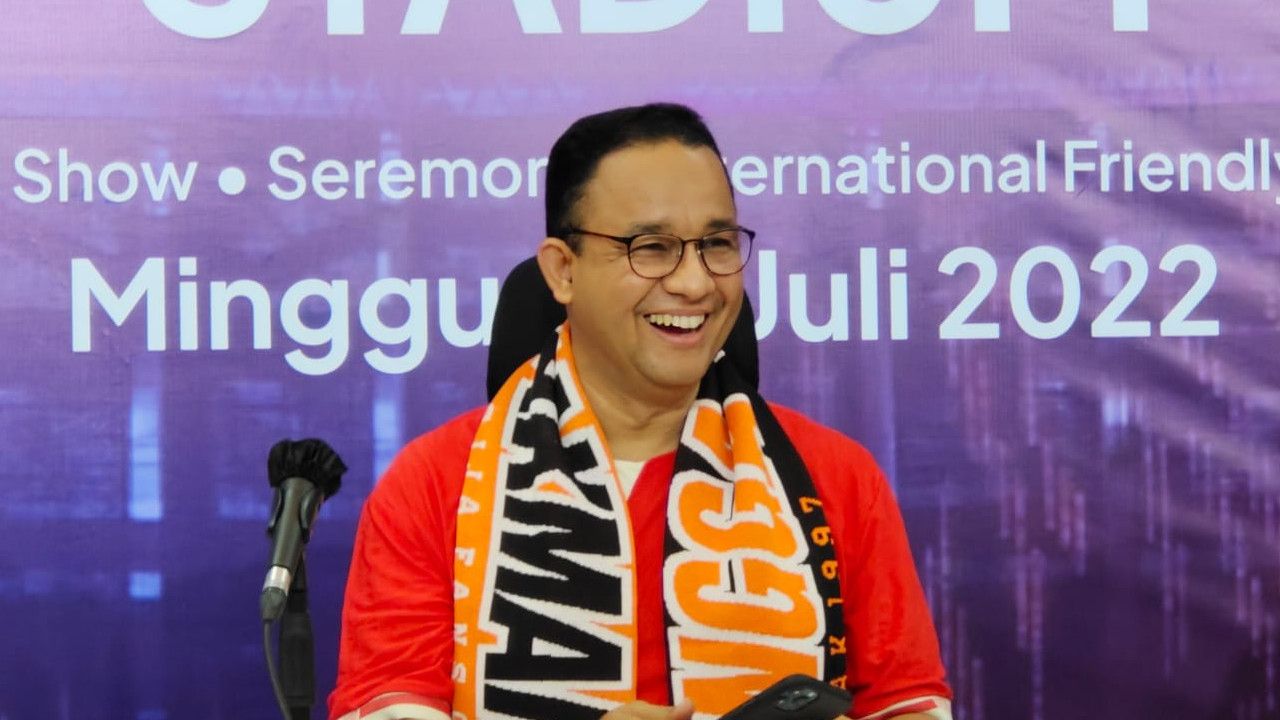 Jabatannya Akan Berakhir 3 Bulan Lagi, Anies Minta The Jakmania Jaga JIS: Kasih Tunjuk Bukan Hanya Stadion Megah, Tapi Suporternya Teladan