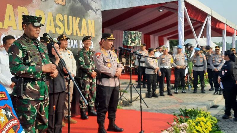Panglima TNI-Kapolri Pimpin Apel Gelar Pasukan Pengamanan KTT ke-43 ASEAN