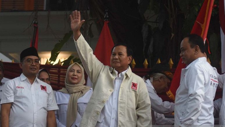 Diangkat Jadi Anggota Projo, Prabowo: Ini Sebuah Kehormatan Besar Bagi Saya
