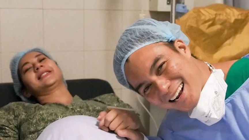 Selamat! Paula Lahirkan Anak Kedua, Baim Wong: Panjangnya 53 Cm, Tinggi Banget