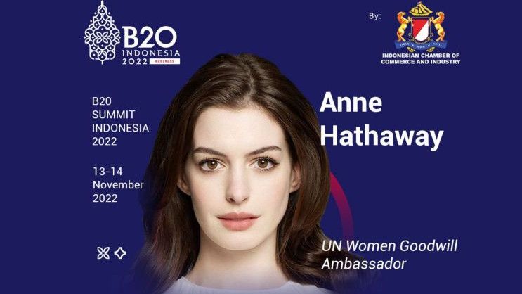 Spesial, Anne Hathaway Akan Hadiri Acara Puncak B20 di Bali
