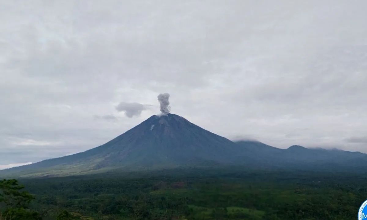 Gunung Semeru Erupsi, Muncul Letusan Setinggi 1 KM di Atas Puncak Semeru