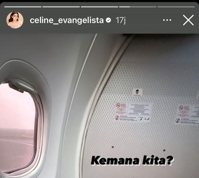 Celine Evangelista (Foto: Instagram stories/@celine_evangelista)