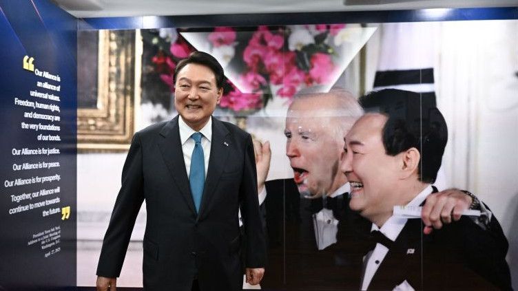 Usai Pertemuan di Camp David, Presiden Yoon Kembali ke Korsel