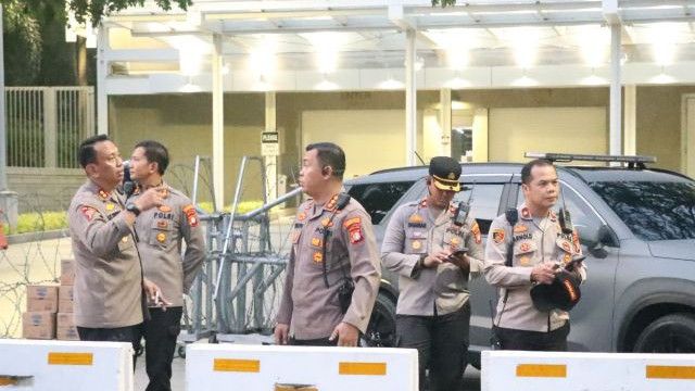 Aksi Bela Palestina di Kedubes AS, Polisi: Kami Libatkan 1.309 Personel Gabungan