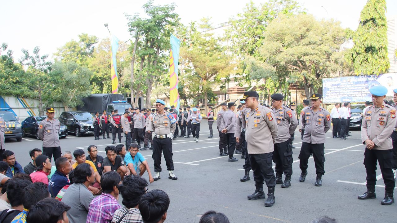 Polisi Tangkap 28 Preman di Jakarta Utara