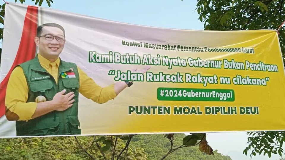 Warga Garut Bilang Jabar Sengsara karena Jalan Rusak Berat, Ridwan Kamil Merespons