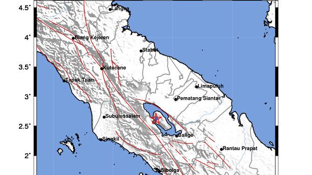 184 Kali Gempa Bumi Guncang Kawasan Danau Toba, Pertanda Apa?