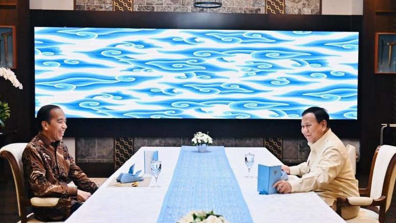 Momen Presiden Prabowo dan Jokowi Buka Puasa Bersama di Istana Negara Jakarta